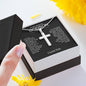 To Godson from God Parent Cross Necklace