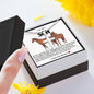 Son Horses Stainless Steel Cross Necklace