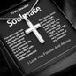 My Beautiful Soulmate Artisan Crafted Cross Necklace