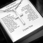 Beautiful Gift To Goddaughter from God Parent Cross Necklace