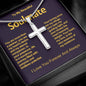 My Beautiful Soulmate Artisan Crafted Cross Necklace