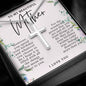 Mother Cross Birthday Necklace