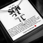 Son Skater Stainless Steel Cross Necklace
