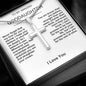 Beautiful Gift To Goddaughter from God Parent Cross Necklace