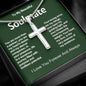 My Beautiful Soulmate Artisan Crafted Cross Necklace