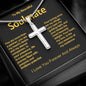 My Beautiful Soulmate Artisan Crafted Cross Necklace