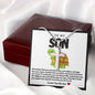 Son Turtle Stainless Steel Cross Necklace