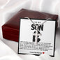 Son Prayer Stainless Steel Cross Necklace
