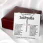 To My Beautiful Soulmate Artisan Crafted Cross Necklace