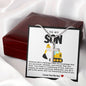 Son Excavator Stainless Steel Cross Necklace