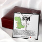 Son Dinosaur Stainless Cross Necklace
