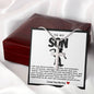 Son Skater Stainless Steel Cross Necklace