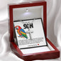 Son Parrot Stainless Steel Cross Necklace