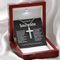 My Beautiful Soulmate Artisan Crafted Cross Necklace