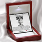Son Baseball Stainless Steel Cross Necklace
