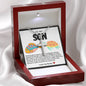 Son Turtle Stainless Steel Cross Necklace