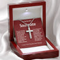 My Beautiful Soulmate Artisan Crafted Cross Necklace