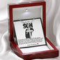 Son Prayer Stainless Steel Cross Necklace