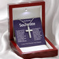 My Beautiful Soulmate Artisan Crafted Cross Necklace