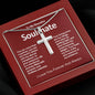 My Beautiful Soulmate Artisan Crafted Cross Necklace