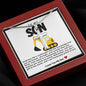 Son Excavator Stainless Steel Cross Necklace