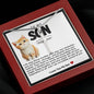 Son Cat Stainless Steel Cross Necklace