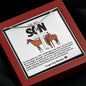 Son Horse Stainless Steel Cross Necklace