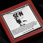 Son T Rex Stainless Steel Cross Necklace