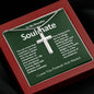 My Beautiful Soulmate Artisan Crafted Cross Necklace