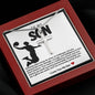 Son Basketball Stainless Steel Cross Necklace