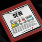 Son Train Stainless Steel Cross Necklace