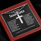 My Beautiful Soulmate Artisan Crafted Cross Necklace