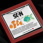 Son Fish Stainless Steel Cross Necklace