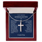 Beautiful Gift To Goddaughter from God Parent Cross Necklace