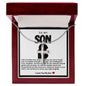 Son Prayer Stainless Steel Cross Necklace