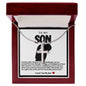 Son Prayer Stainless Steel Cross Necklace
