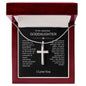 Beautiful Gift To Goddaughter from God Parent Cross Necklace