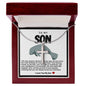 Son Manatee Stainless Steel Cross Necklace