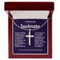 My Beautiful Soulmate Artisan Crafted Cross Necklace