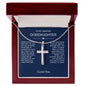 Beautiful Gift To Goddaughter from God Parent Cross Necklace