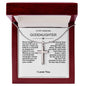 Beautiful Gift To Goddaughter from God Parent Cross Necklace