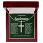 My Beautiful Soulmate Artisan Crafted Cross Necklace
