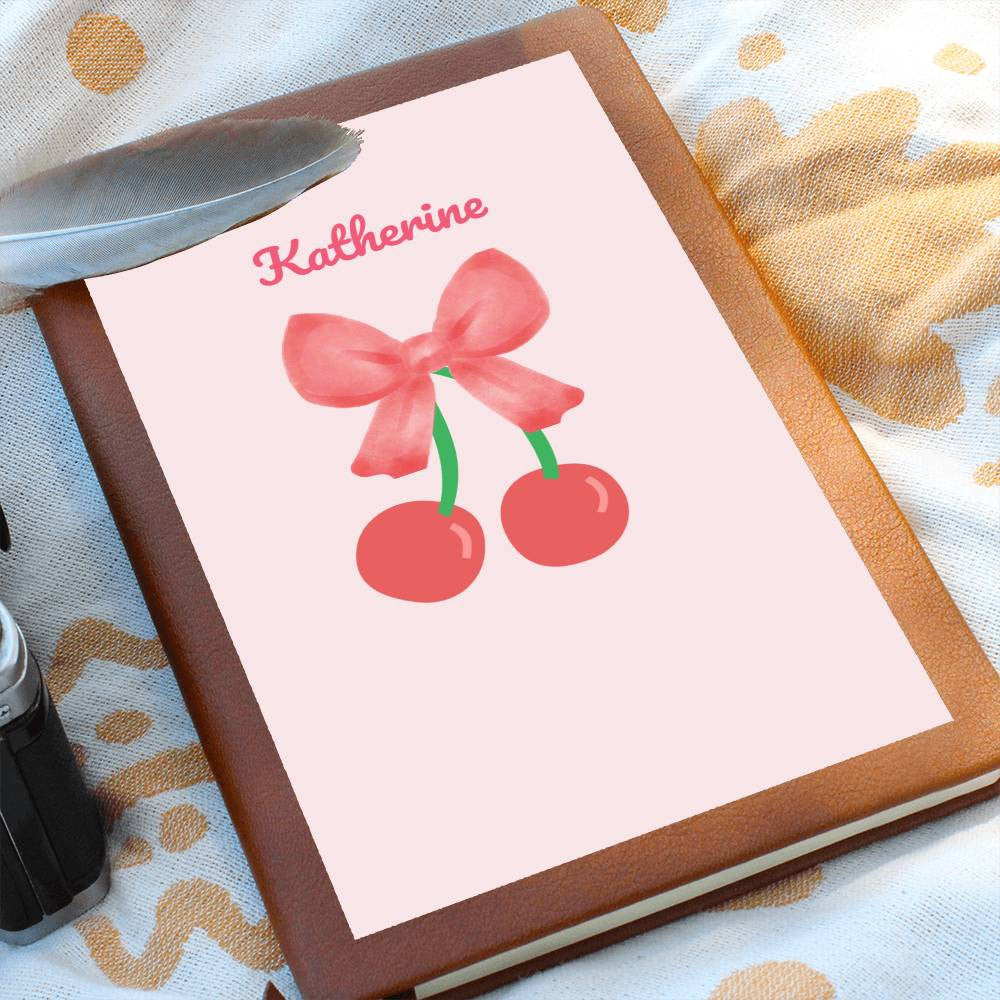 Personalized Pink Bow Coquette Journal & Composition Notebook