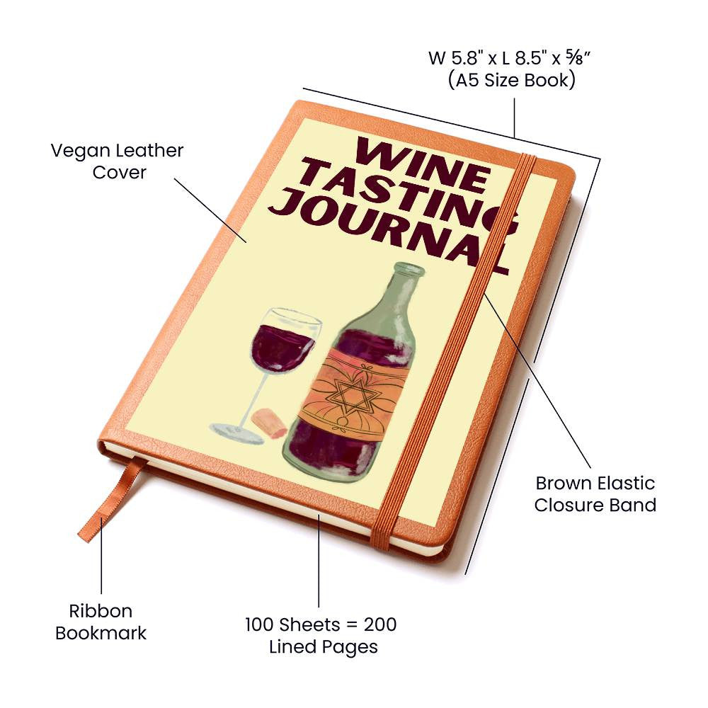 Wine Lovers Gift, Wine Tasting Journal, Wine Notebook,Gift For Wife, Gift For Best Friend,Birthday Gift