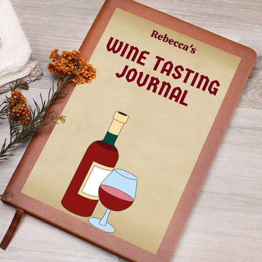 Wine Journal ,Wine Tasting Guide, Wine Notes, Wine Cellar Log, Tasting Journal, Personalized Wine Notebook