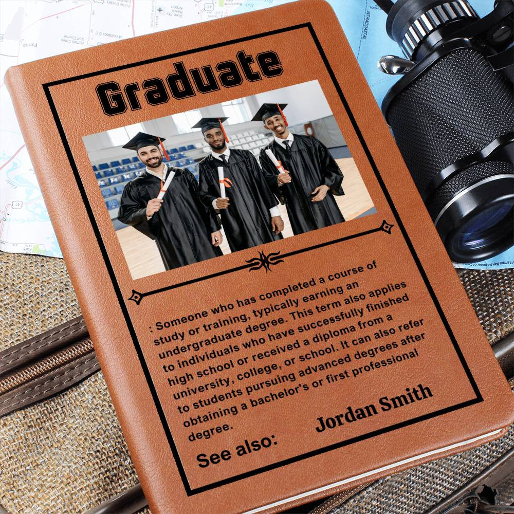 Graduate Personalized Photo Difference Maker Journal,Thank You Gift,Graduation Birthday,Coworker Gift,Congratulations Gift,Mentor Appreciate