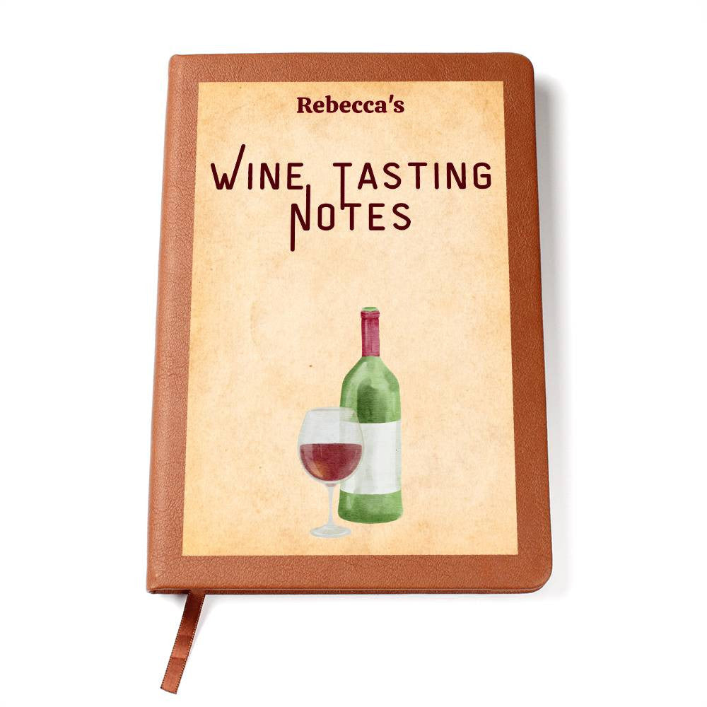 Wine Journal ,Wine Tasting Guide, Wine Notes, Wine Cellar Log, Tasting Journal, Personalized Wine Notebook