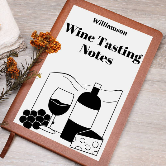 Wine Lovers Gift, Wine Cellar Log, Personalized Wine Tasting Journal, Mothersdaygift, Wine Tour Excursion Gift