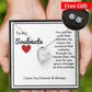 [ALMOST SOLD OUT] Soulmate Heart Necklace & Free Earrings-You Are The Calm To My Chaos