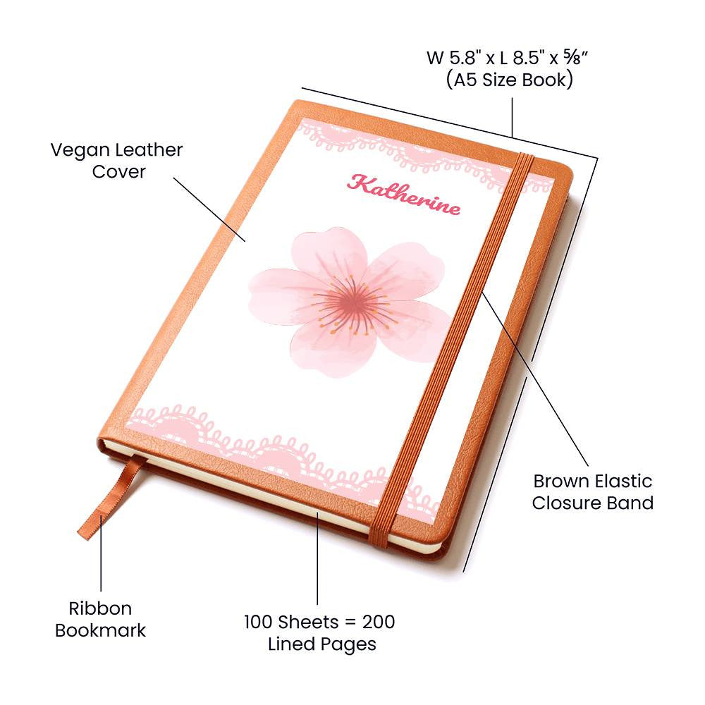 Personalized Pink Bow Coquette Journal & Composition Notebook